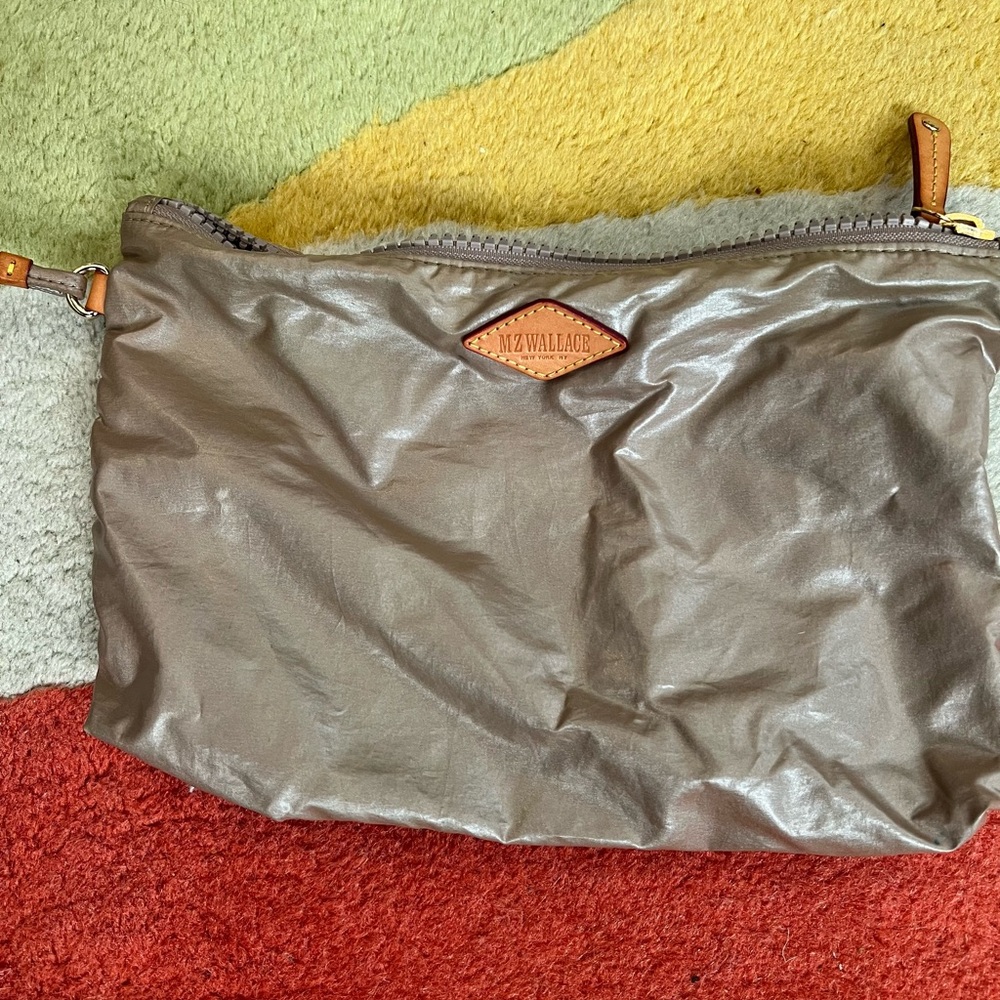 MZ Wallace Quilted Tote - Rose Gold Brown Medium w pouch - Picture 9 of 10